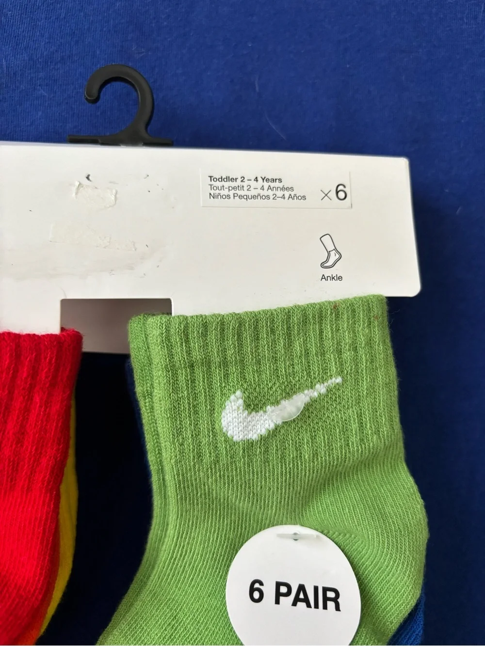 Nike Lightweight Toddler Socks 2-4 Years